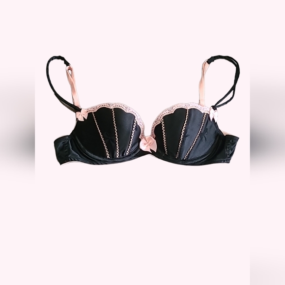 Victoria's Secret Other - Vintage Victoria's Secret Pushup Bra with Bows NWOT 34B